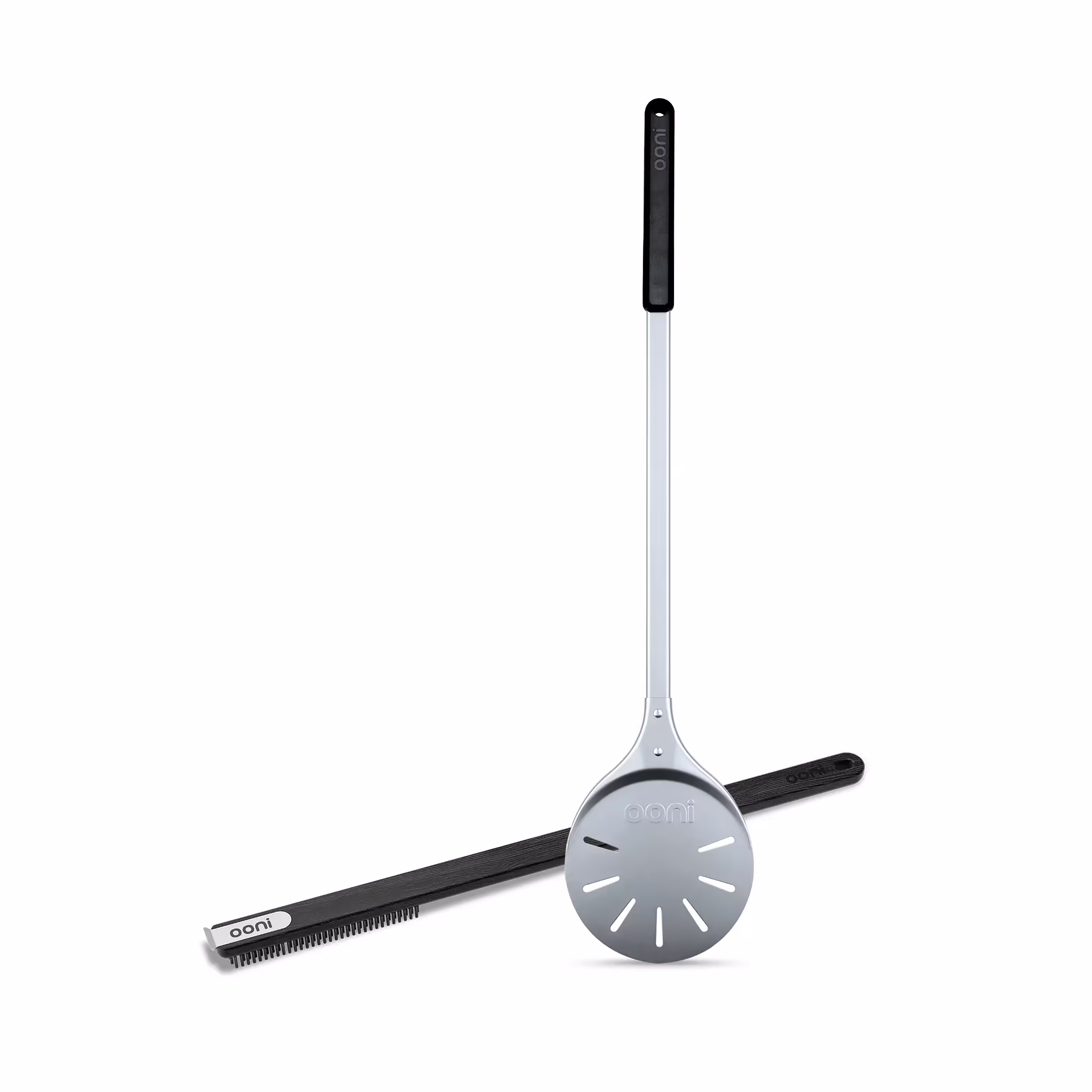Ooni Pizza Oven Brush and Turning Peel Bundle