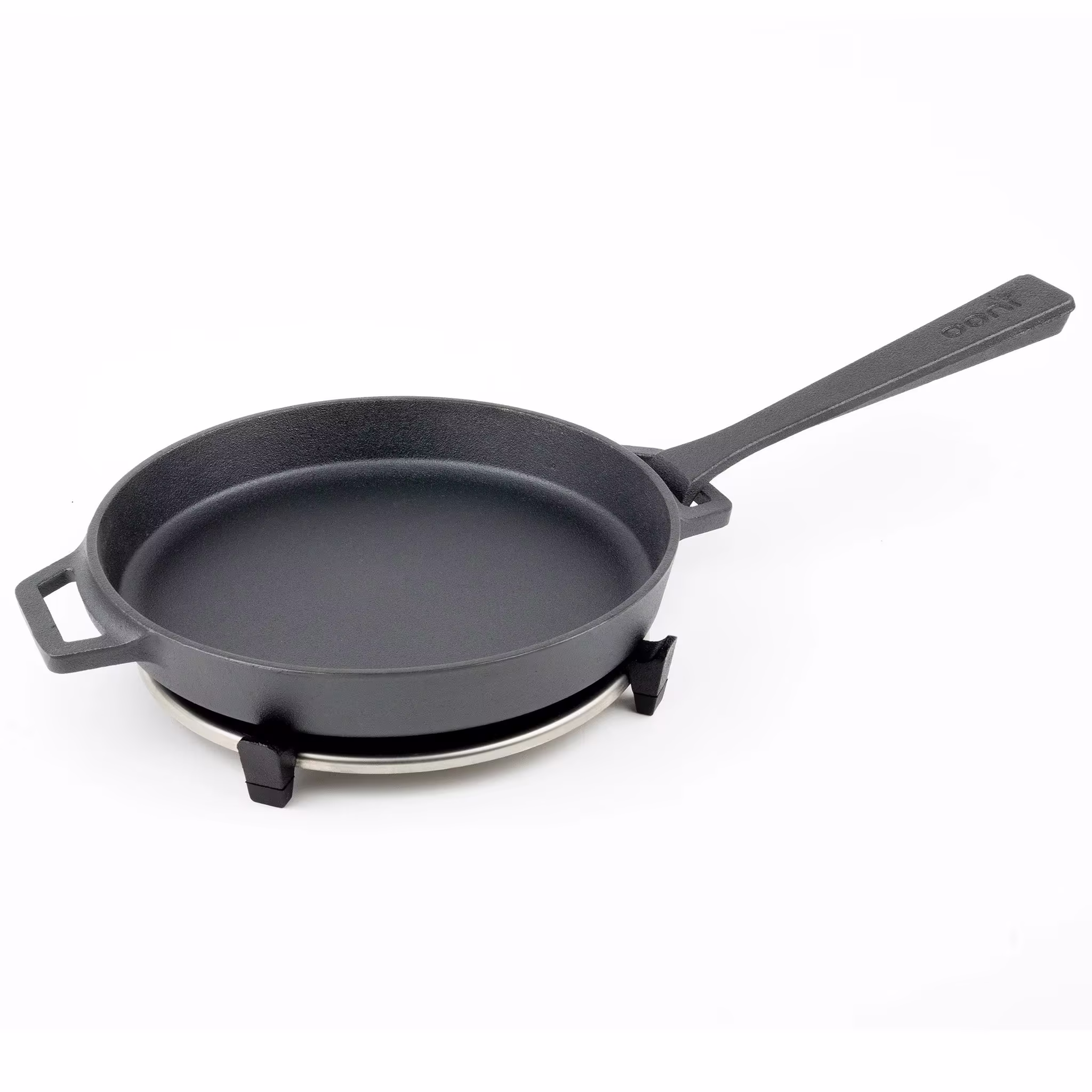 Ooni Dual-Sided Grizzler Plate and Cast Iron Skillet Pan Bundle